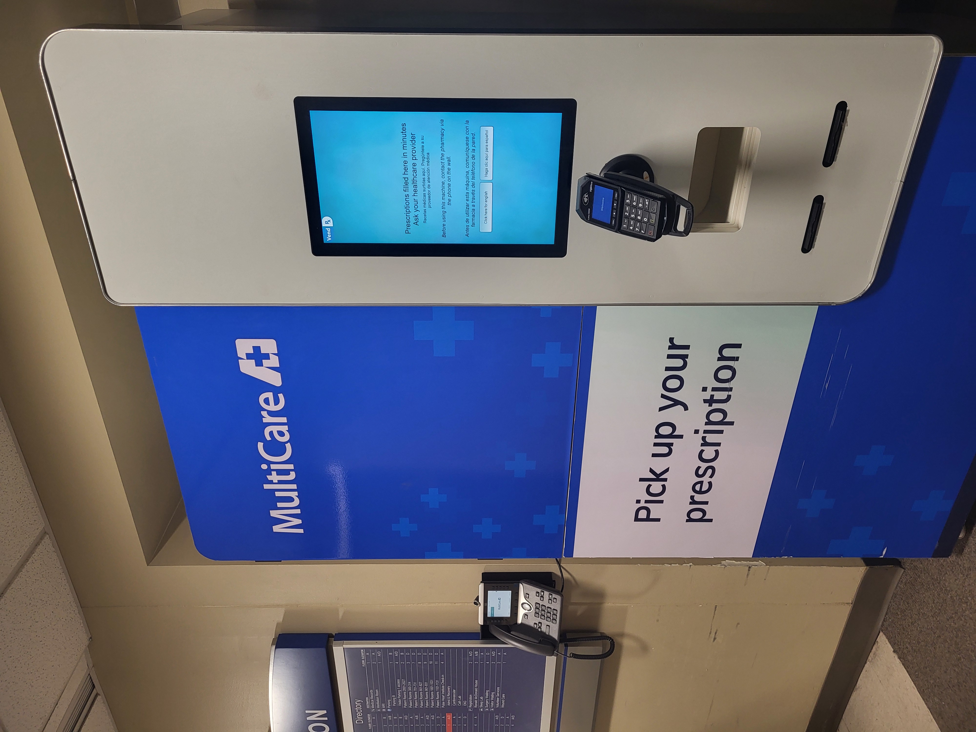 VendRx unit deployed across a multi-site health system